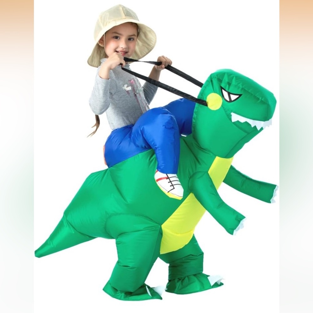 NWT Inflatable Dinosaur Costume, T-Rex